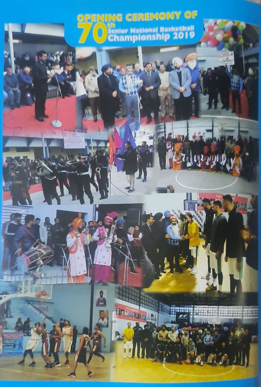 Ludhiana Academy's four players getting basketball applause